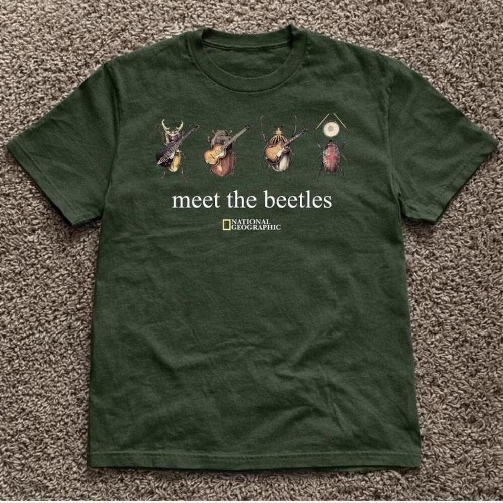 National Geographic Green Beetle T Shirt